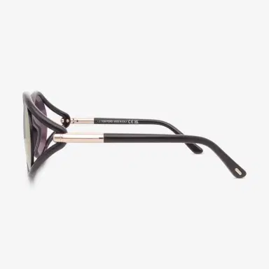 Tom Ford Tom Ford Melody Round Acetate & Metal 59mm Ladies Sunglasses by The Solist | Thumbnail 3