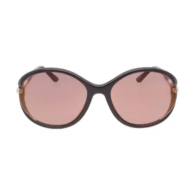 Tom Ford Tom Ford Melody Round Acetate & Metal 59mm Ladies Sunglasses by The Solist | Thumbnail 1