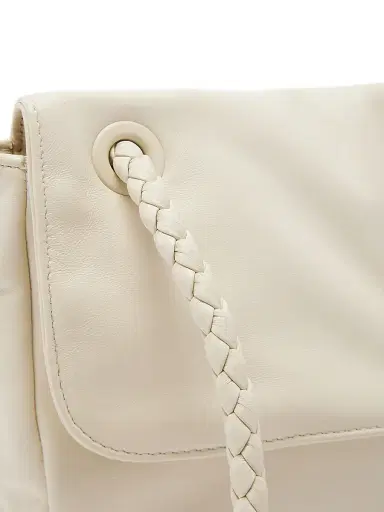 Bottega Veneta Women's Soft Lock Leather Shoulder Bag | Thumbnail 4 Bottega Veneta Women's Soft Lock Leather Shoulder Bag | Thumbnail 4