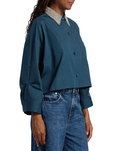 TWP Women's Next Ex Crystral Collar Shirt | Thumbnail 4 TWP Women's Next Ex Crystral Collar Shirt | Thumbnail 4