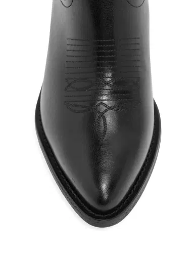 Partlow Women's Sophie 90MM Leather Boots - Nero - Size 8.5 | Thumbnail 5