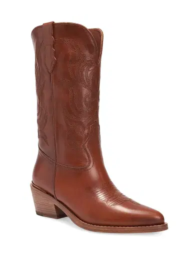 Partlow Women's Gigi 55MM Leather Boots - Cuoio - Size 8 | Thumbnail 2