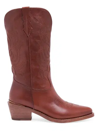 Partlow Women's Gigi 55MM Leather Boots - Cuoio - Size 8 | Thumbnail 1