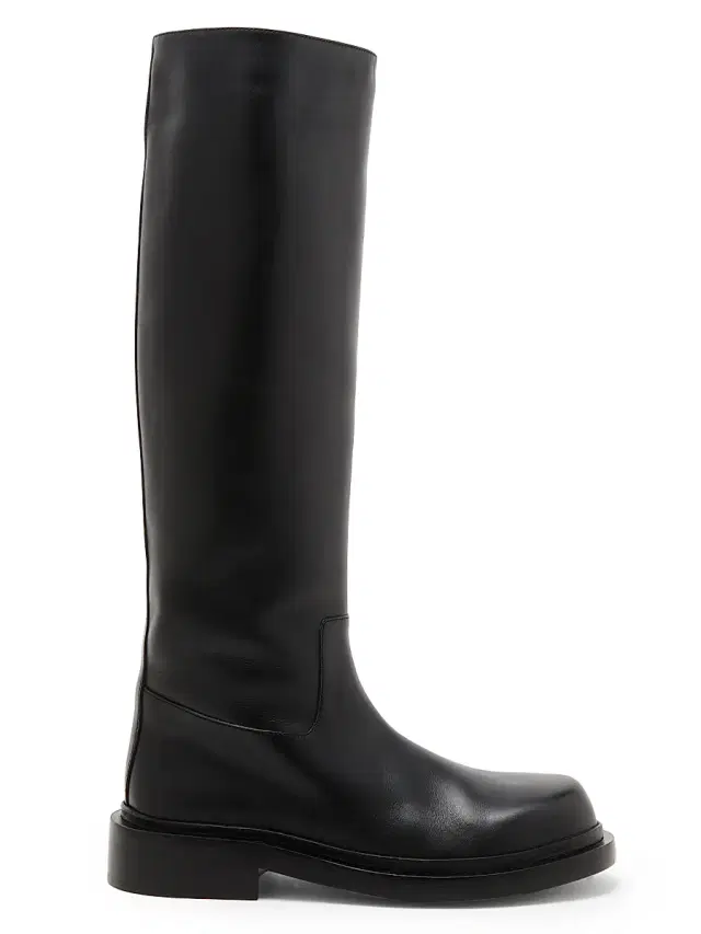 Jil Sander Women's Leather Knee-High Boots - Black