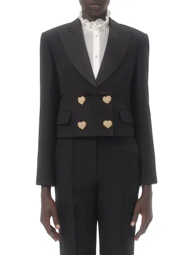 Valentino Garavani Women's Crepe Couture Jacket | Thumbnail 2