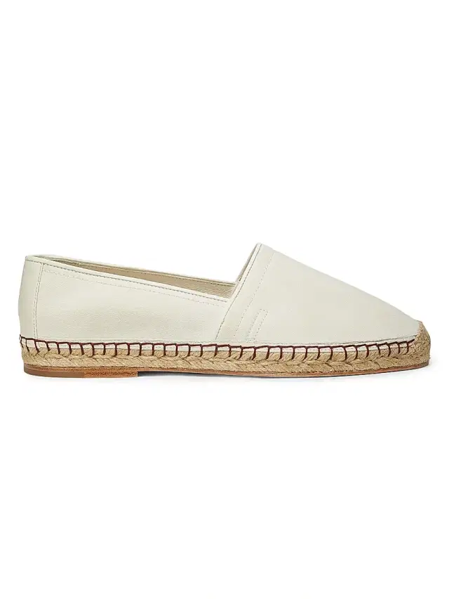 Brunello Cucinelli Men's Slip-On Canvas & Leather Espadrillas - Sand