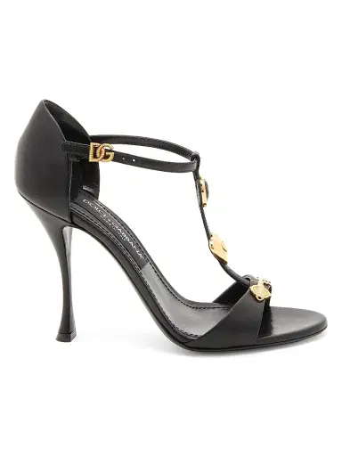 Dolce & Gabbana Women's Like A Virgin Leather d'Orsay Sandals - Nero - Size 10.5 | Thumbnail 2
