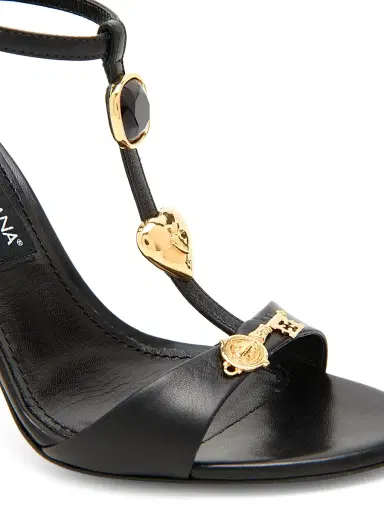 Dolce & Gabbana Women's Like A Virgin Leather d'Orsay Sandals - Nero - Size 10.5 | Thumbnail 5