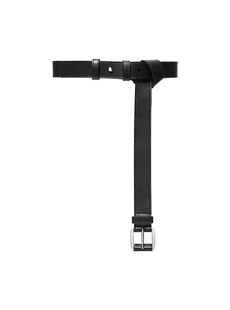 Michael Kors Collection Kaitlin Leather Waist Belt