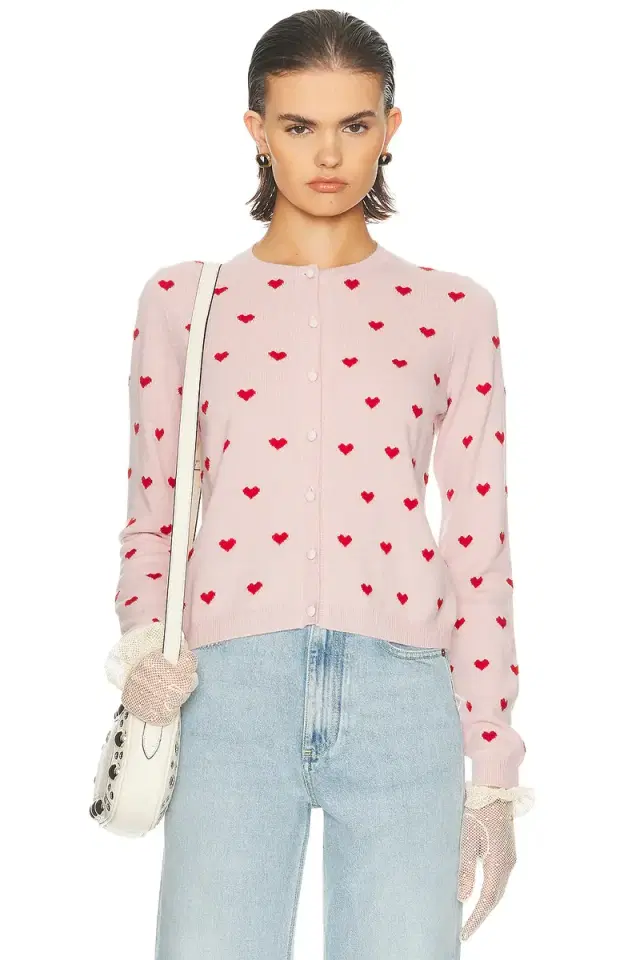 Valentino Hearts Cardigan