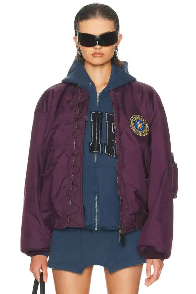 Balenciaga Large Fit Bomber Jacket