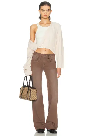 R13 Twisted Front Ribbed Cardigan | Thumbnail 4 R13 Twisted Front Ribbed Cardigan | Thumbnail 4