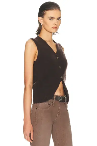 R13 Ribbed Wrap Around Vest | Thumbnail 2 R13 Ribbed Wrap Around Vest | Thumbnail 2