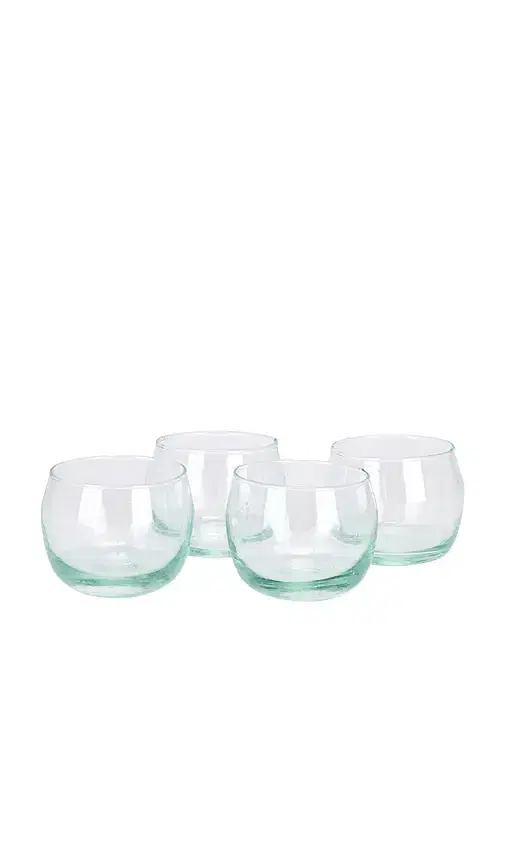 Verve Culture Set Of 4 Stemless Wine Goblets