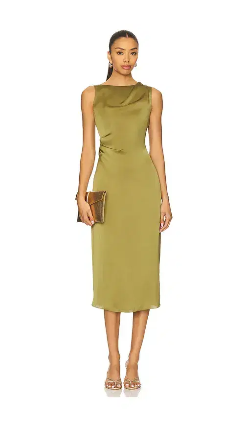 Theory Shoulder Drape Dress
