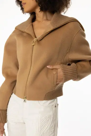 Victoria Beckham Double Faced Bomber Jacket | Thumbnail 3