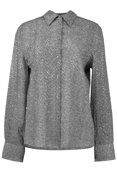 ERMANNO SCERVINO Long Sleeve Button Blouse | Thumbnail 1