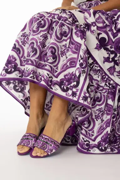 Dolce & Gabbana Maiolica Mule | Thumbnail 3 Dolce & Gabbana Maiolica Mule | Thumbnail 3