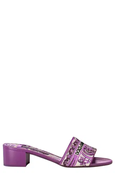 Dolce & Gabbana Maiolica Mule | Thumbnail 1 Dolce & Gabbana Maiolica Mule | Thumbnail 1