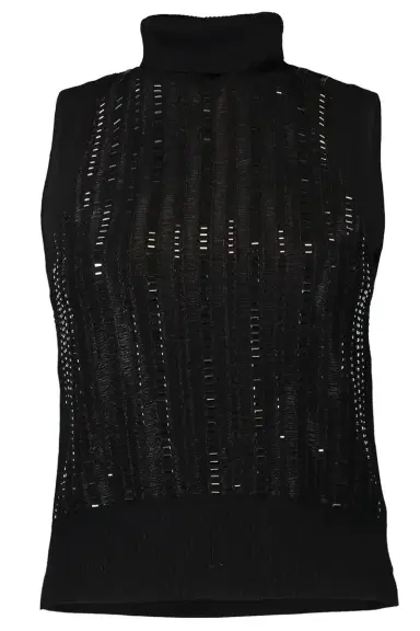 ERMANNO SCERVINO Sleeveless TurtleneckTop | Thumbnail 1 ERMANNO SCERVINO Sleeveless TurtleneckTop | Thumbnail 1
