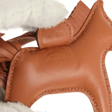 HERMÈS Hermes Pegase Rodeo Bag Charm PM Gold Touch Milo Lambskin and Matte Alligator | Thumbnail 3 HERMÈS Hermes Pegase Rodeo Bag Charm PM Gold Touch Milo Lambskin and Matte Alligator | Thumbnail 3