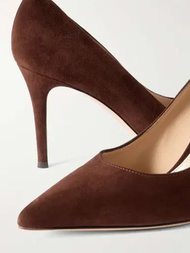 Gianvito Rossi Gianvito 85 Suede Pumps | Thumbnail 4 Gianvito Rossi Gianvito 85 Suede Pumps | Thumbnail 4