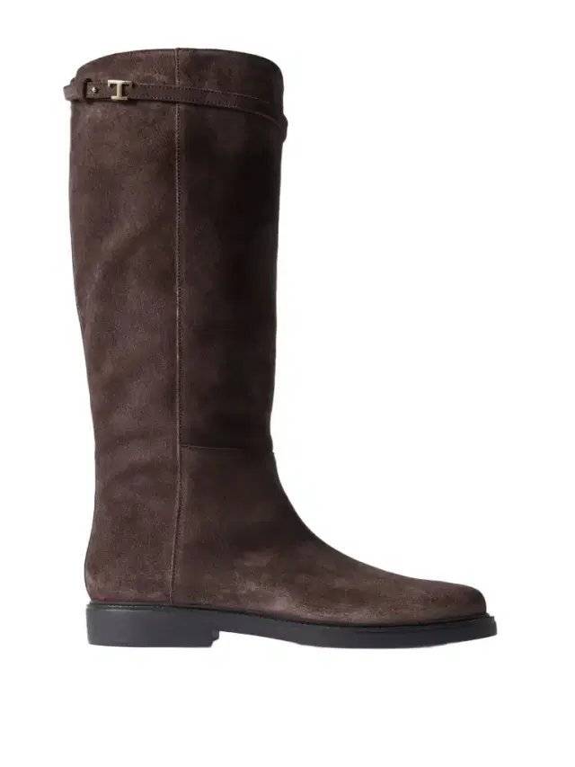 Embellished Suede Knee Boots