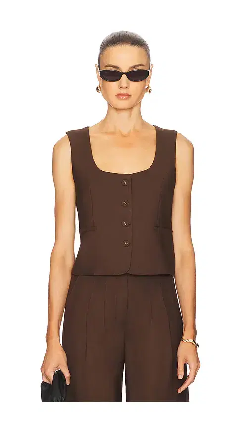 x REVOLVE Scoop Tailored Vest