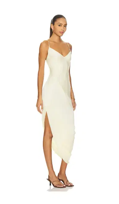 EAVES Nico Silk Maxi Dress | Thumbnail 2