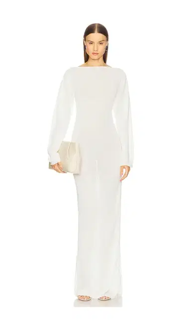 EAVES Wister Long Sleeve Maxi Dress | Thumbnail 1