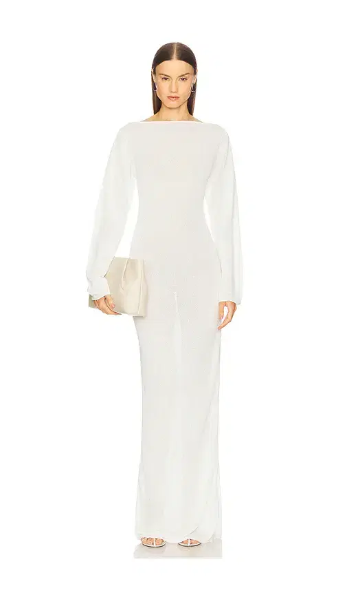 EAVES Wister Long Sleeve Maxi Dress