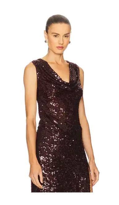 Lapointe Sequin Cowl Neck Top | Thumbnail 2 Lapointe Sequin Cowl Neck Top | Thumbnail 2