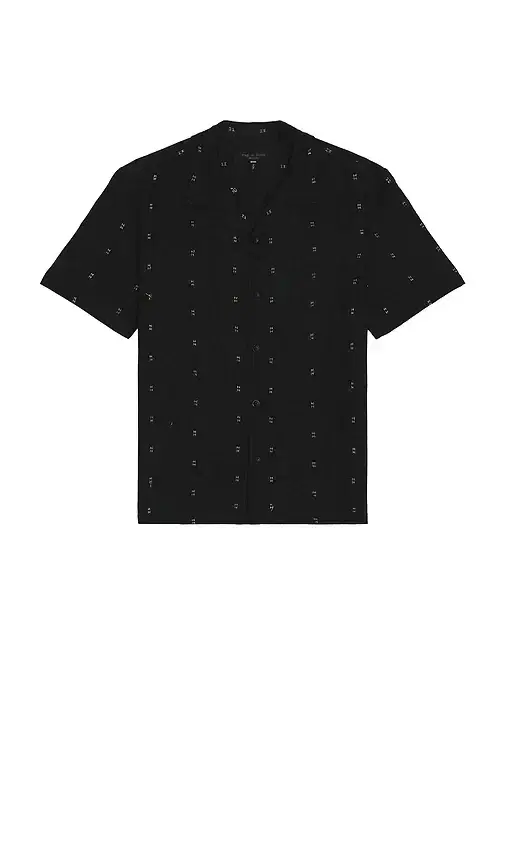 rag & bone Avery Embroiderd Linen Shirt