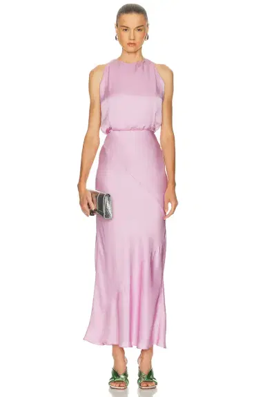 Alejandra Alonso Rojas Blouson Midi Dress | Thumbnail 3