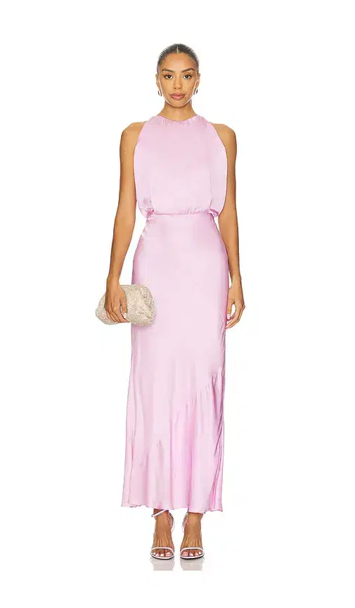 Alejandra Alonso Rojas Blouson Midi Dress