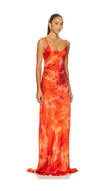 ALEJANDRA ALONSO ROJAS Ruched Slip Gown | Thumbnail 5