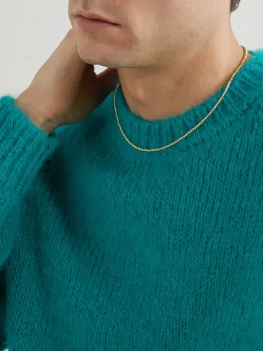 Carolina Bucci Discoball Gold Necklace - Men | Thumbnail 2 Carolina Bucci Discoball Gold Necklace - Men | Thumbnail 2
