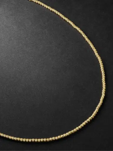 Carolina Bucci Discoball Gold Necklace - Men | Thumbnail 1 Carolina Bucci Discoball Gold Necklace - Men | Thumbnail 1