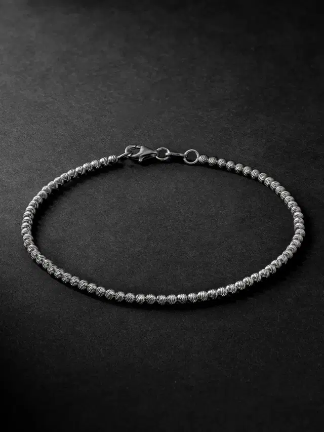 Carolina Bucci Discoball White Gold Bracelet - Men