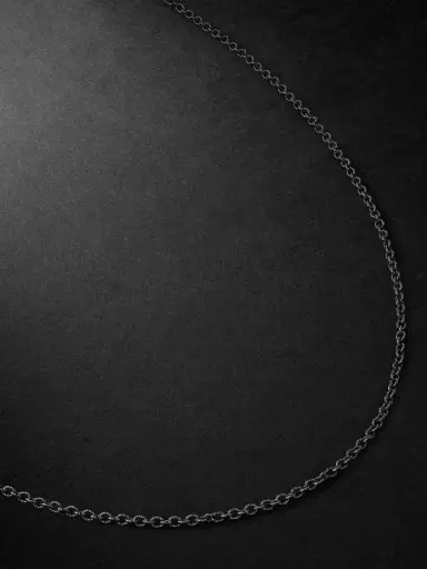Carolina Bucci Rollò Blackened Gold Chain Necklace - Men | Thumbnail 1