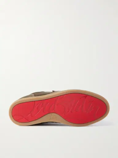 Christian Louboutin Tutti Rui Suede and Shell Sneakers - Men | Thumbnail 3