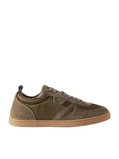 Christian Louboutin Tutti Rui Suede and Shell Sneakers - Men | Thumbnail 1