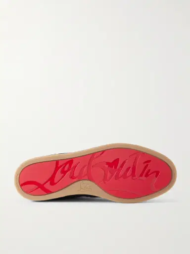 Christian Louboutin Tutti Rui Suede and Shell Sneakers - Men | Thumbnail 3