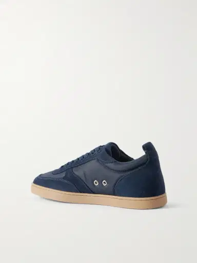 Christian Louboutin Tutti Rui Suede and Shell Sneakers - Men | Thumbnail 4