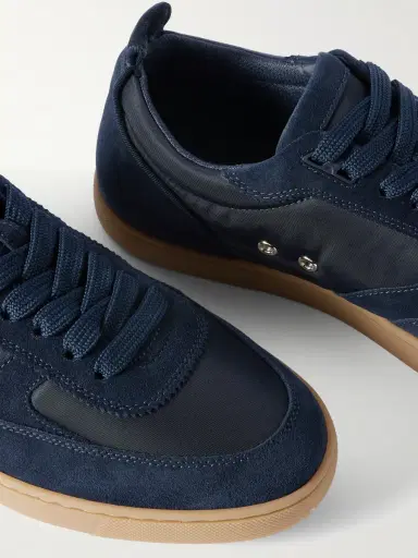 Christian Louboutin Tutti Rui Suede and Shell Sneakers - Men | Thumbnail 5