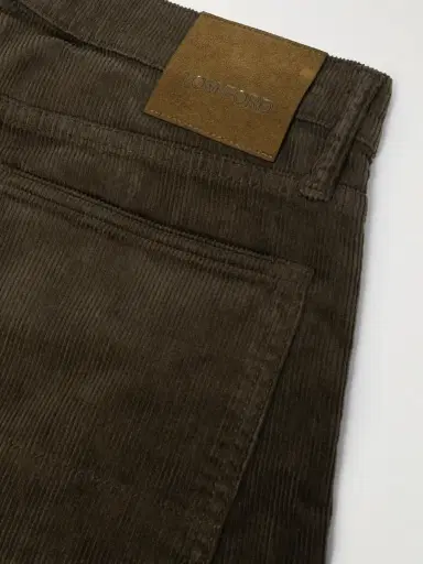 Tom Ford Slim-Fit Cotton-Blend Corduroy Trousers - Men | Thumbnail 5 Tom Ford Slim-Fit Cotton-Blend Corduroy Trousers - Men | Thumbnail 5