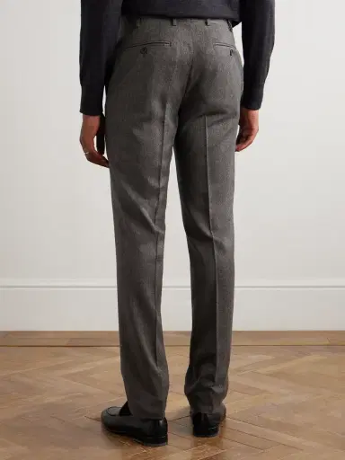 Canali Impeccabile Straight-Leg Wool Suit Trousers - Men | Thumbnail 4