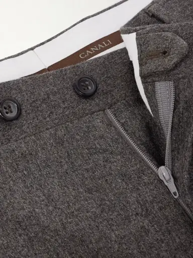 Canali Impeccabile Straight-Leg Wool Suit Trousers - Men | Thumbnail 6