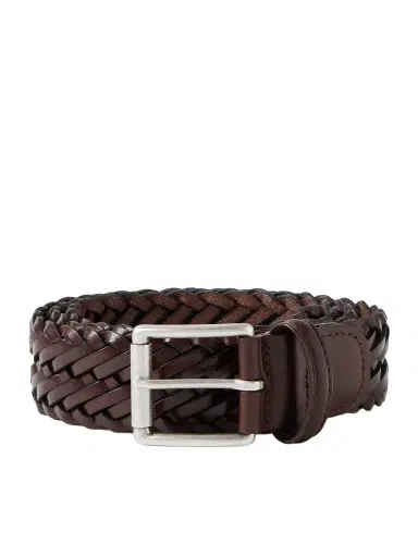 Anderson's 3.5cm Woven Leather Belt - Men | Thumbnail 1 Anderson's 3.5cm Woven Leather Belt - Men | Thumbnail 1