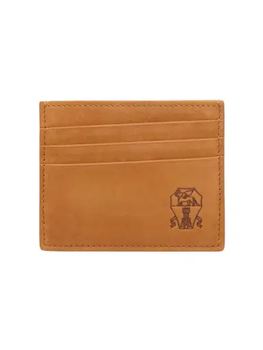 Brunello Cucinelli Logo-Debossed Leather Cardholder - Men | Thumbnail 1 Brunello Cucinelli Logo-Debossed Leather Cardholder - Men | Thumbnail 1